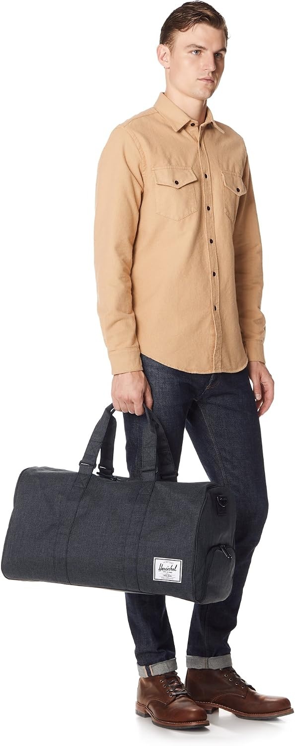 image:imageHerschel Novel Duffel Bag Raven Crosshatch Classic 425LBlack Crosshatch