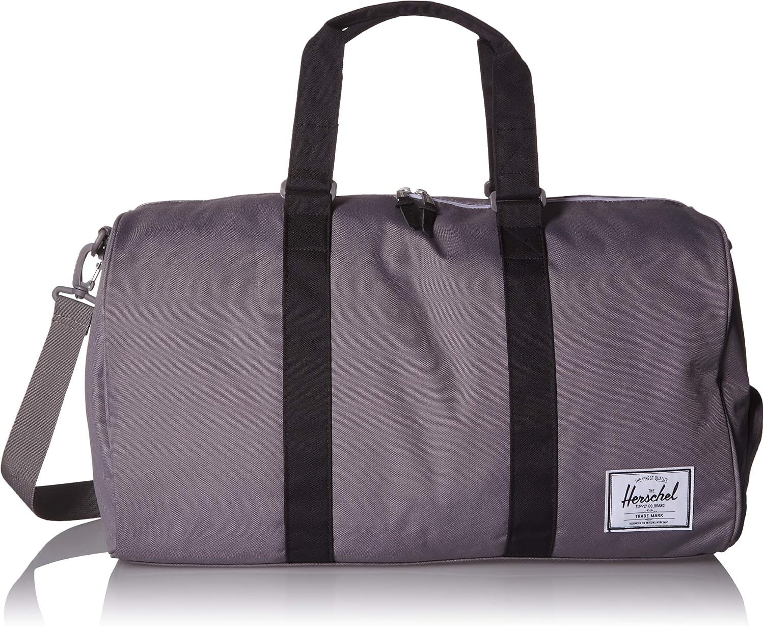 image:imageHerschel Novel Duffel Bag Raven Crosshatch Classic 425LGreyBlack