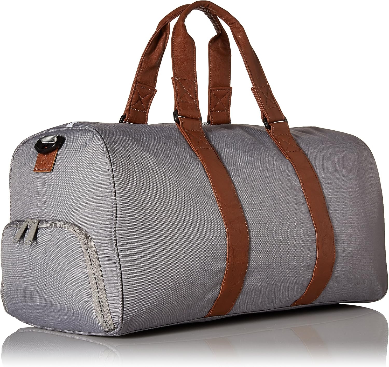 image:imageHerschel Novel Duffel Bag Raven Crosshatch Classic 425LGreyTan Synthetic Leather