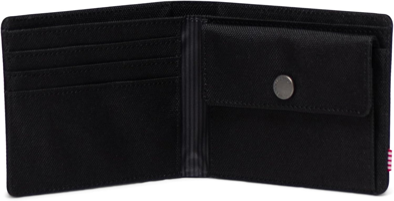 image:imageHerschel Roy Wallet Unisex 600D Polyester RFID Blocking Black TonalBlack