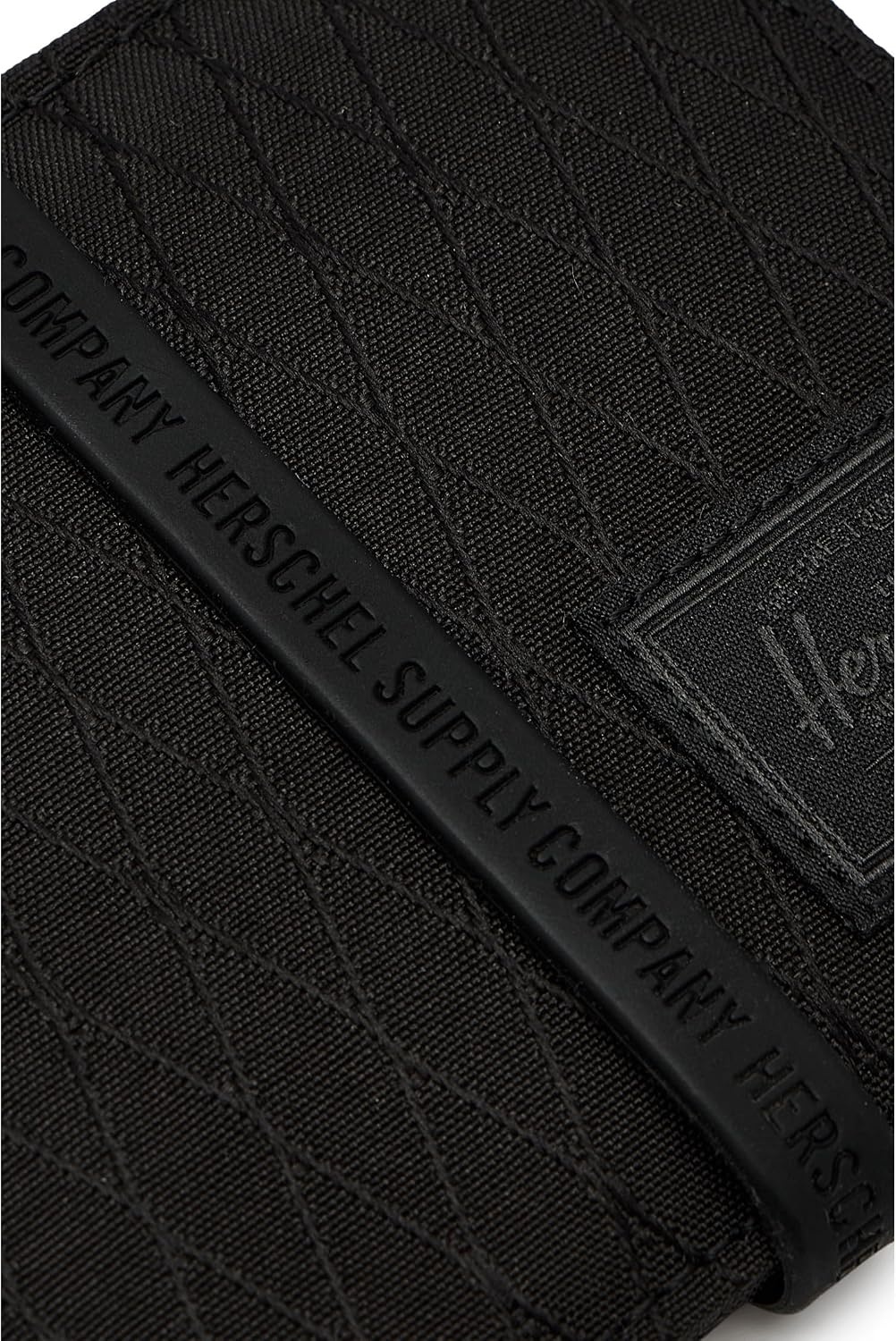 image:imageHerschel Roy Wallet Unisex 600D Polyester RFID Blocking Black TonalBlack DiamondBlack