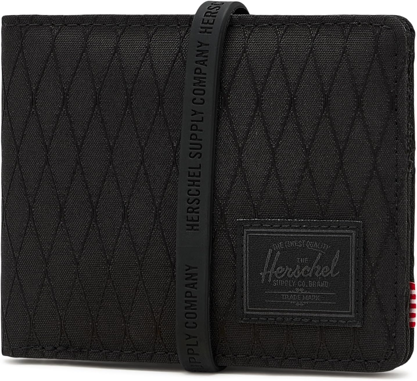 image:imageHerschel Roy Wallet Unisex 600D Polyester RFID Blocking Black TonalBlack DiamondBlack