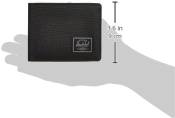 image:imageHerschel Roy Wallet Unisex 600D Polyester RFID Blocking Black TonalBlack Tonal