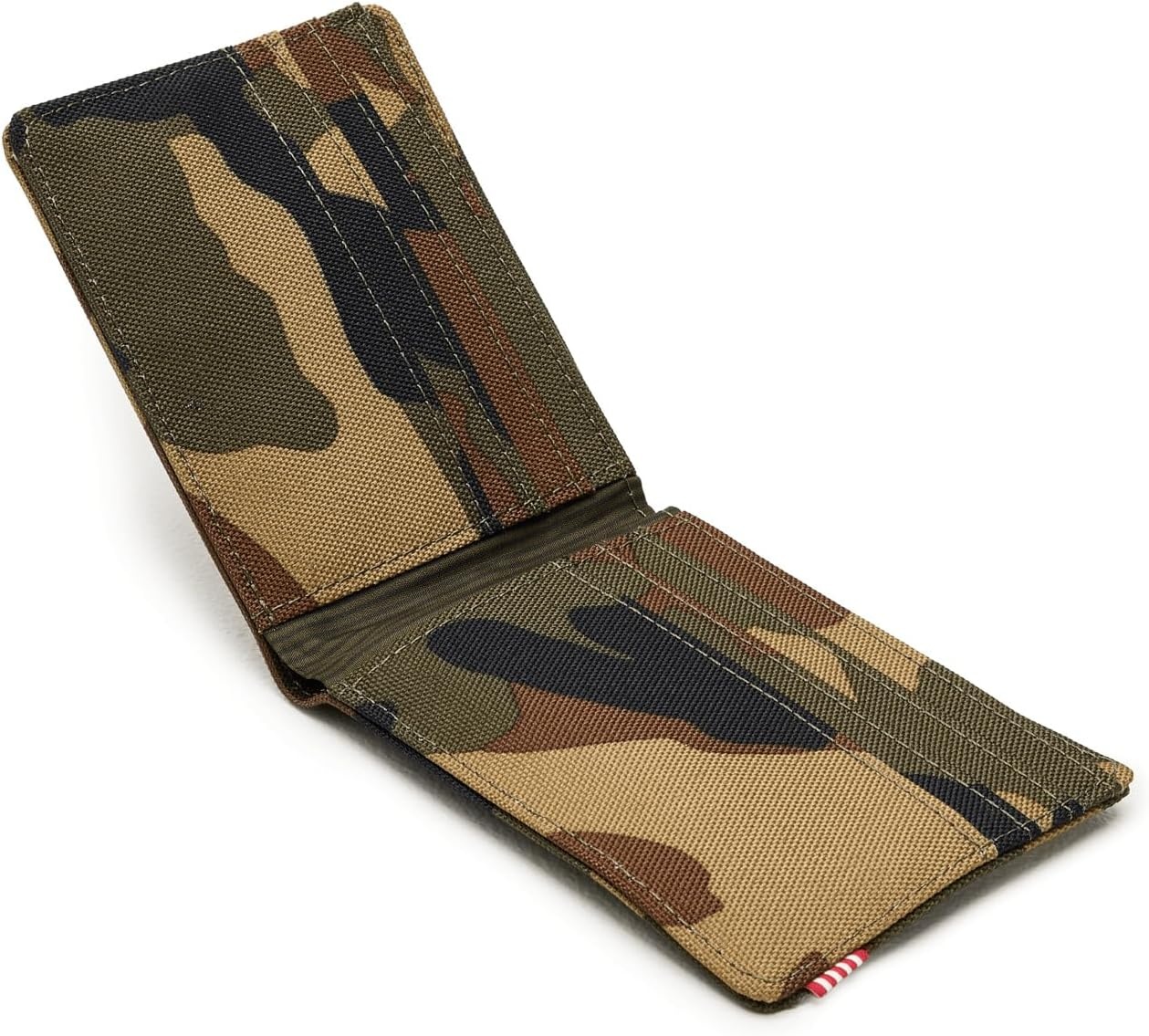 image:imageHerschel Roy Wallet Unisex 600D Polyester RFID Blocking Black TonalWoodland CamoBlack Label