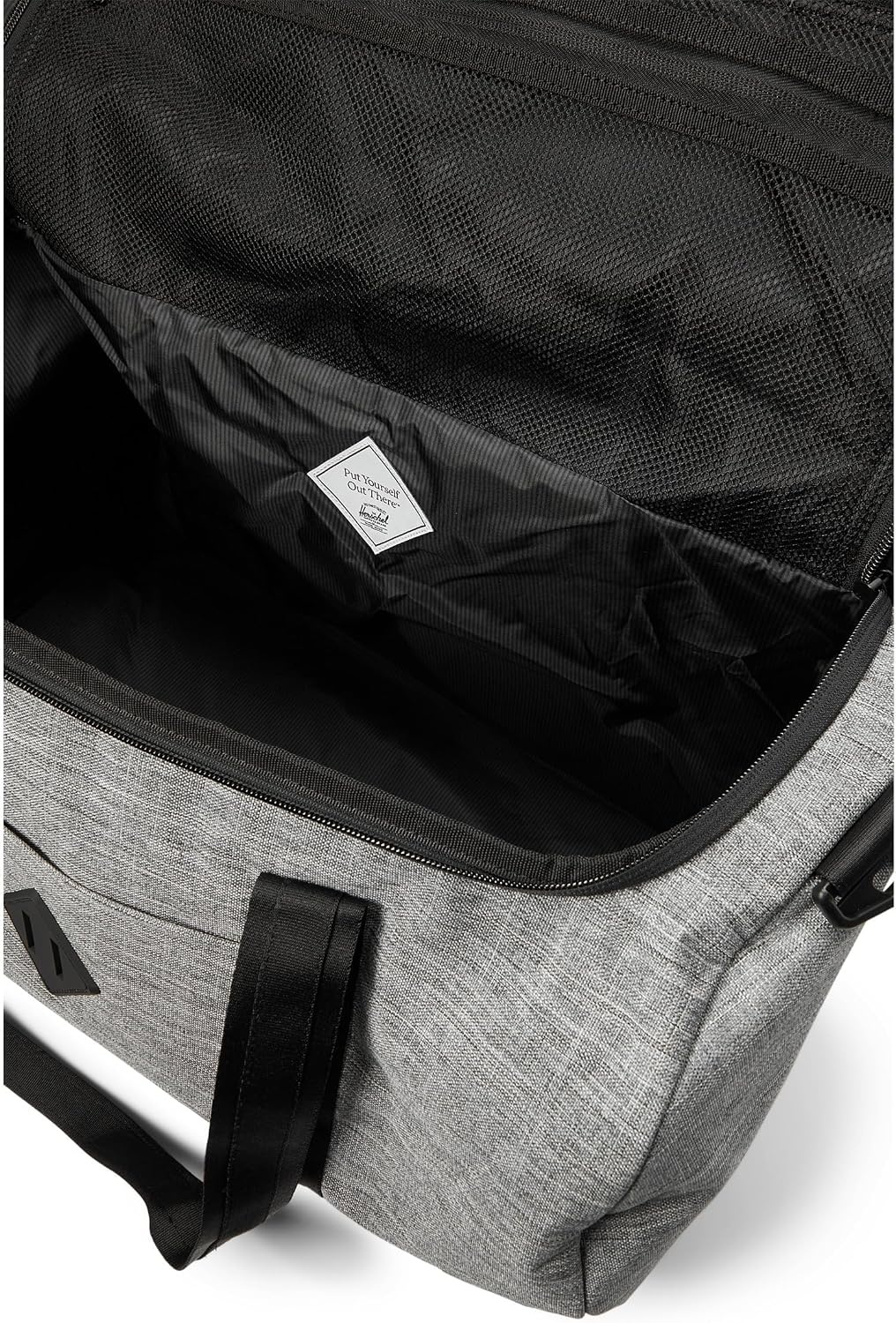 image:imageHerschel Supply Co Heritage Duffel Navy 40L StandardRaven Crosshatch