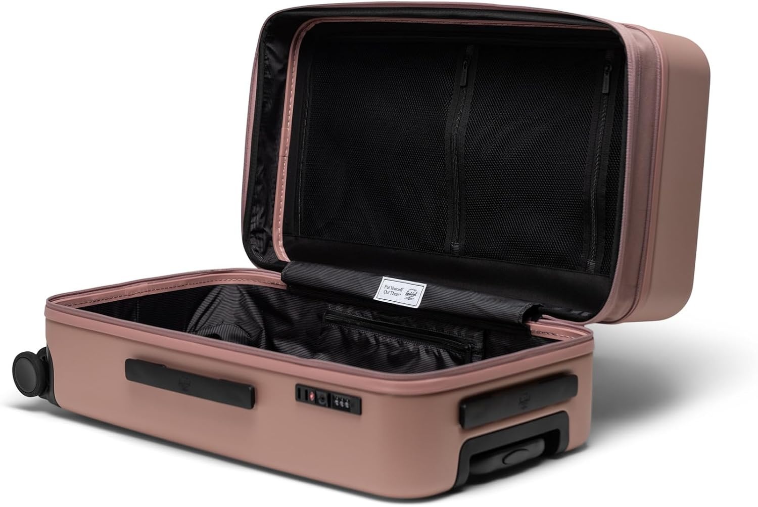 image:imageHerschel Supply Co Heritage Hardshell Medium Luggage EXP Black One SizeAsh Rose