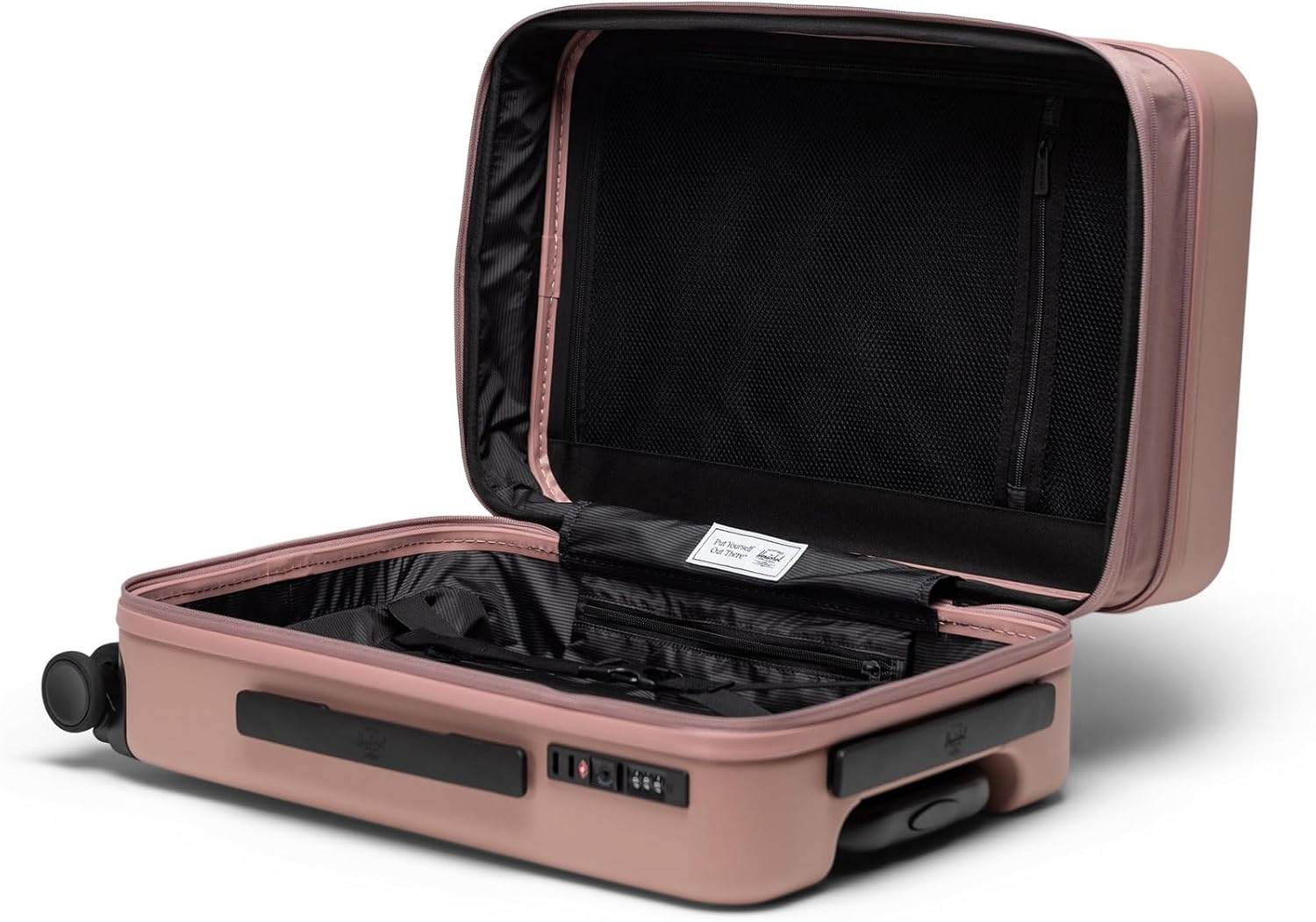 image:imageHerschel Supply Co Heritage Hardshell Medium Luggage EXP Black One SizeAsh Rose