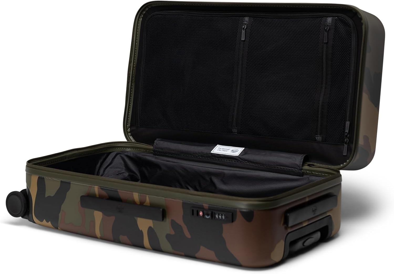 image:imageHerschel Supply Co Heritage Hardshell Medium Luggage EXP Black One SizeWoodland Camo
