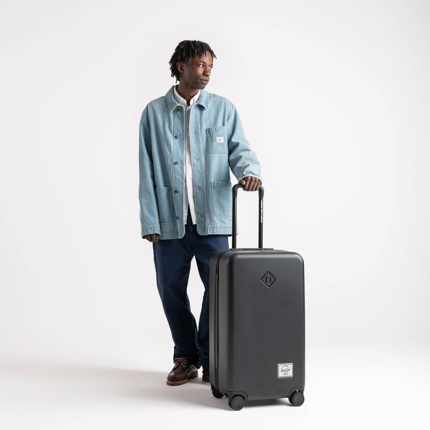 image:imageHerschel Supply Co Unisex Heritage Hardshell Luggage Ivy Green Medium 27 inchShadow Pixel Lime Punch