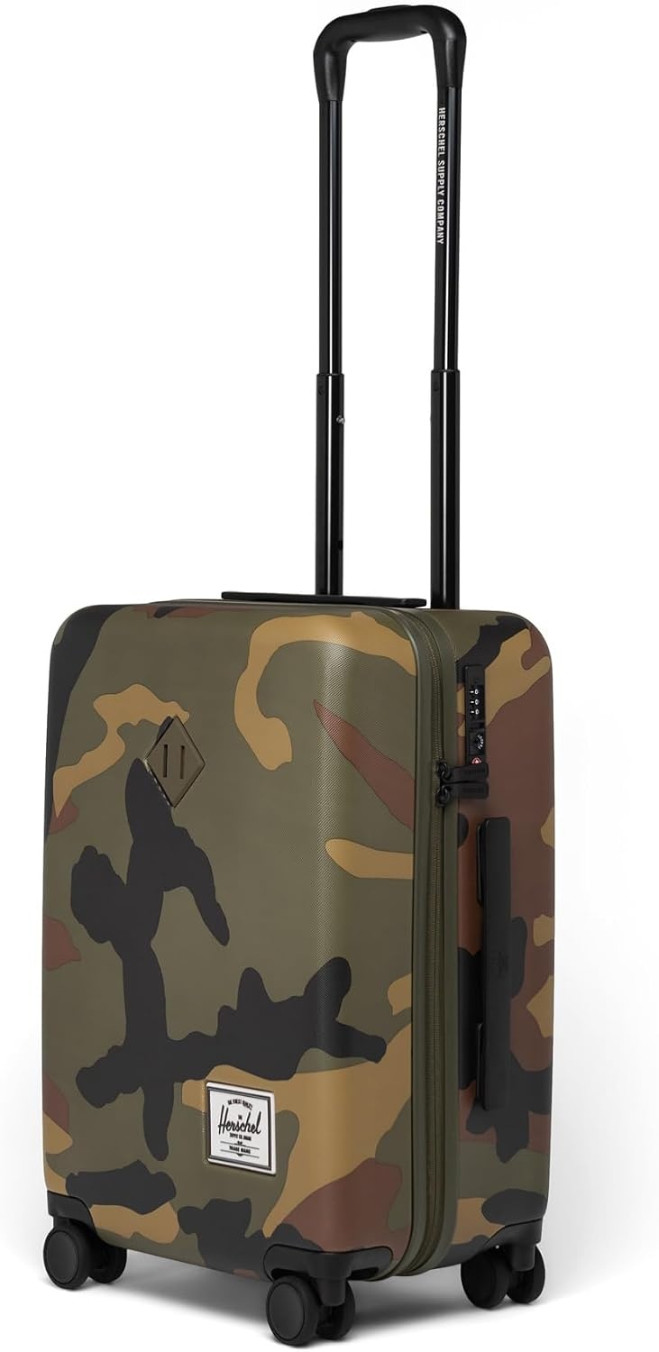image:imageHerschel Supply Co Unisex Heritage Hardshell Luggage Ivy Green Medium 27 inchWoodland Camo