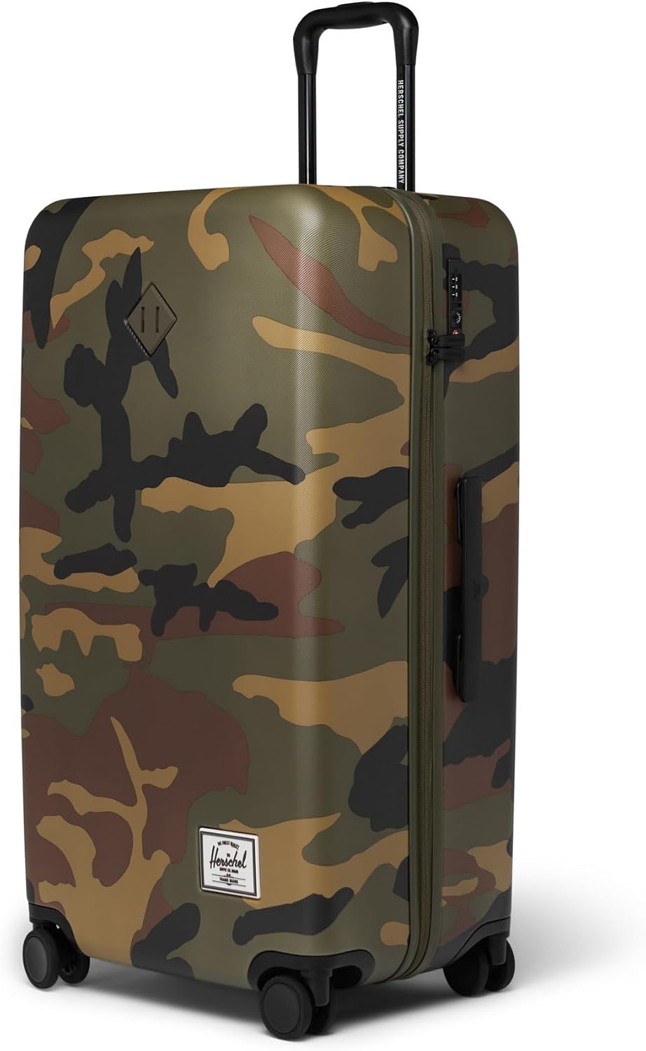 image:imageHerschel Supply Co Unisex Heritage Hardshell Luggage Ivy Green Medium 27 inchWoodland Camo