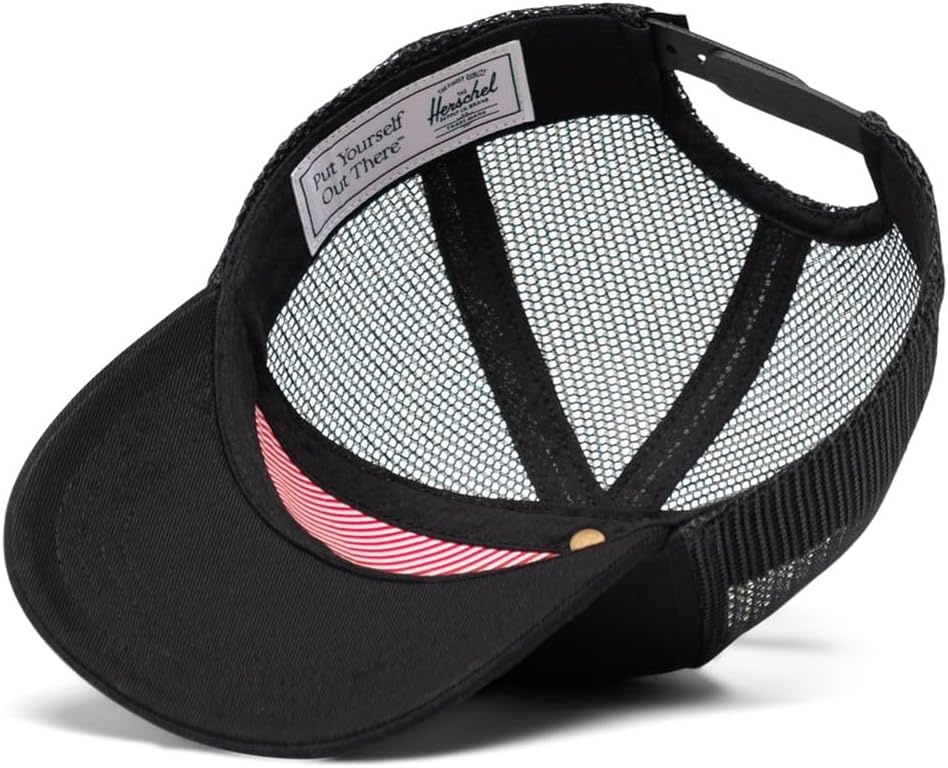 image:imageHerschel Supply Co Whaler Cotton Mesh Baby Cap 618 Months Black