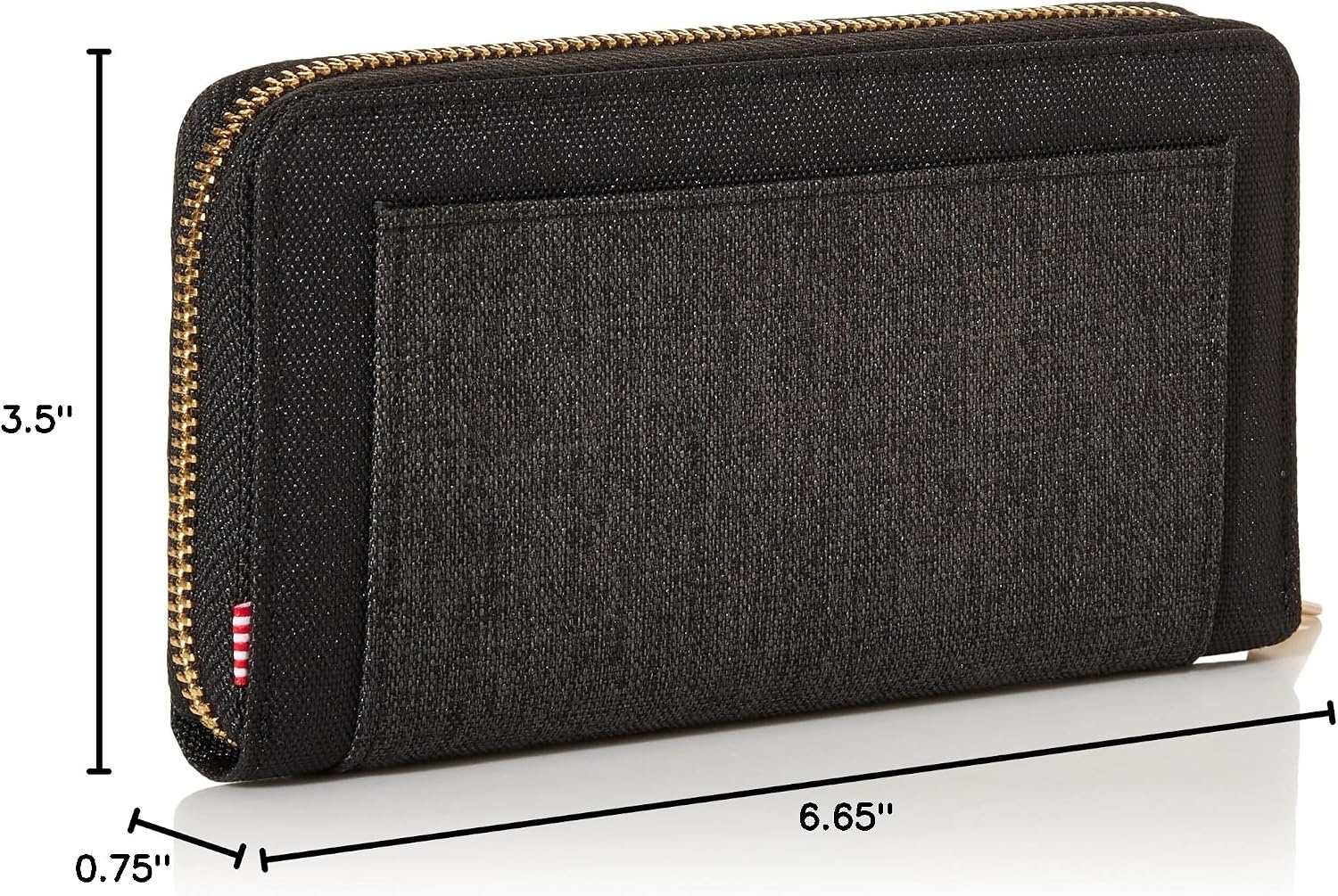 image:imageHerschel Thomas Polyester WalletRfid Blocking BlackBlack Crosshatch