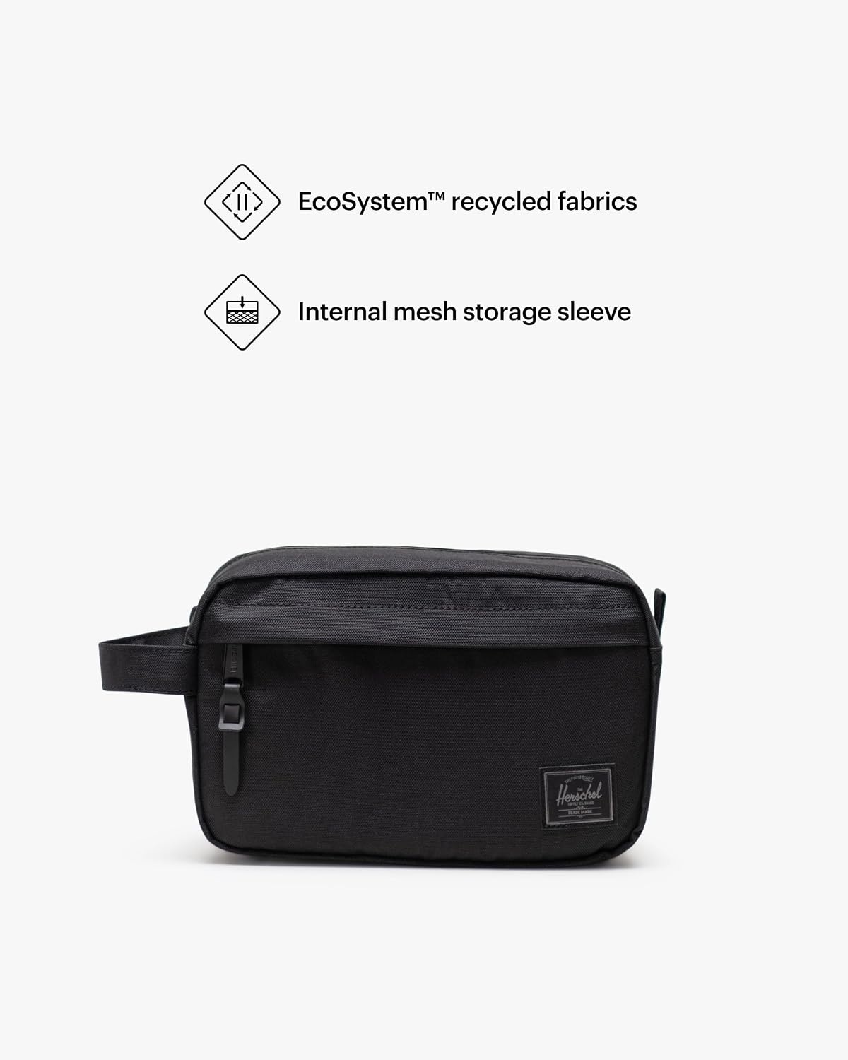 image:imageHerschel Unisex Chapter Travel KitBlack Tonal