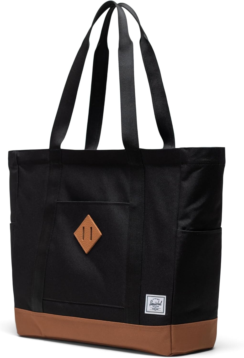 image:imageHerschel Unisex Heritage ToteBlackSaddle Brown