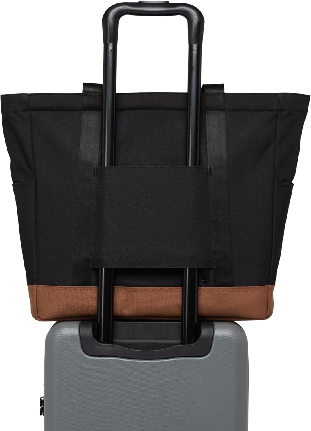 image:imageHerschel Unisex Heritage ToteBlackSaddle Brown