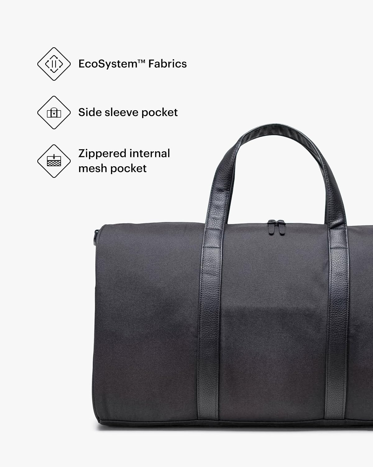 image:imageHerschel Unisex Novel DuffleBlack Tonal