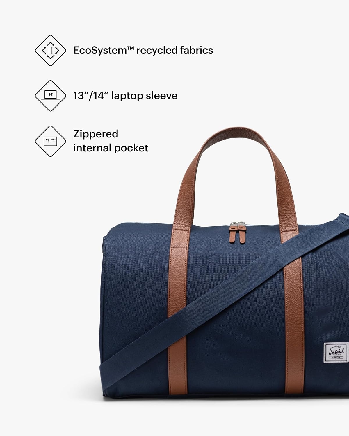 image:imageHerschel Unisex Novel DuffleNavy