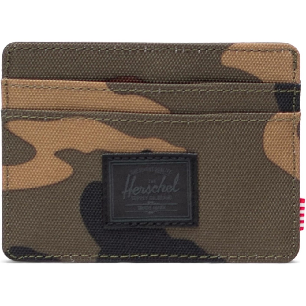 image:imageHerschel Charlie Cardholder WalletWoodland CamoBlack Label