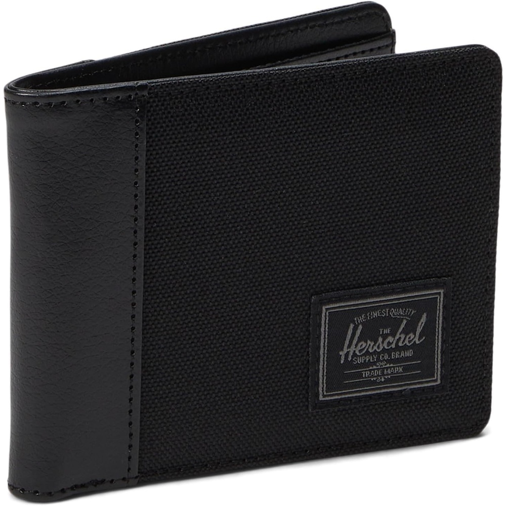 image:imageHerschel Hank Wallet Unisex 600D Polyester RFID Blocking Black Tonal