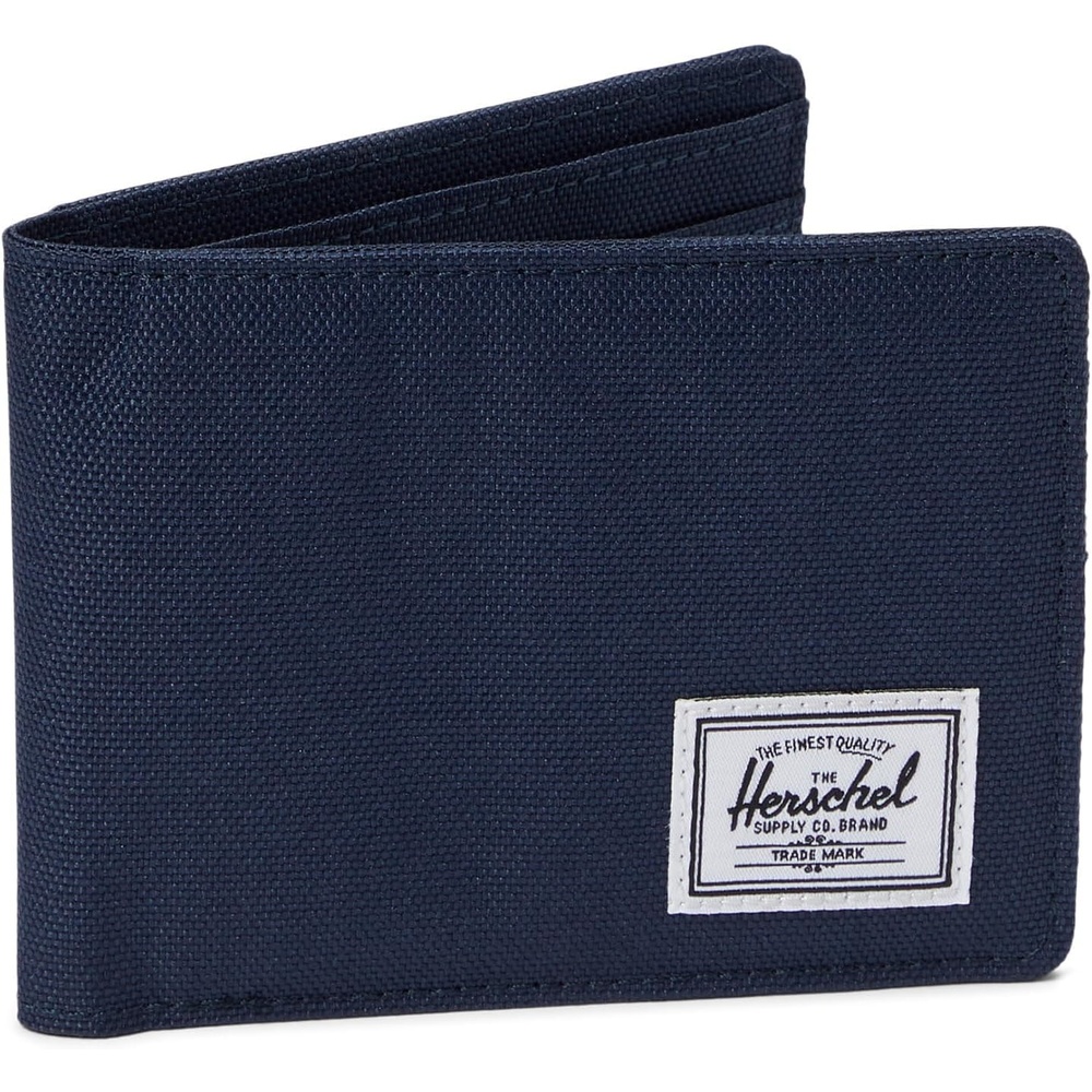 image:imageHerschel Roy Wallet Unisex 600D Polyester RFID Blocking Black TonalNavy