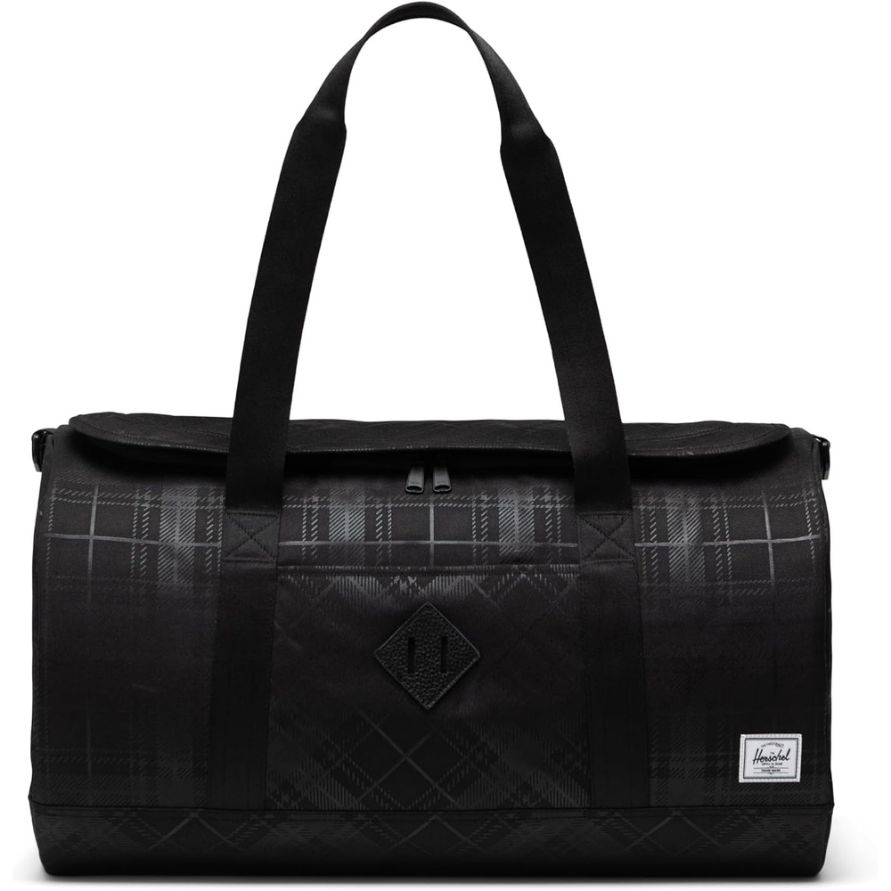 image:imageHerschel Supply Co Heritage Duffel Navy 40L StandardPlaid Emboss