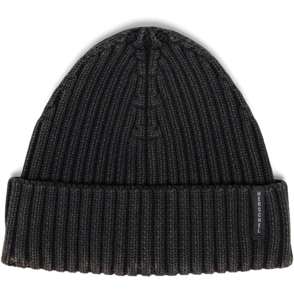 image:imageHerschel Supply Co Wallace Acid Wash Beanie Acid Wash Black Standard
