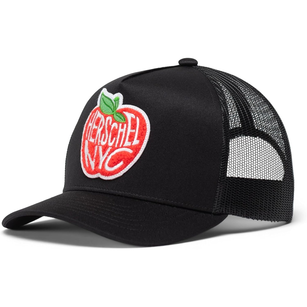image:imageHerschel Supply Co Whaler Tall Mesh NYC Big Apple Cap NYC Big AppleBlack Tall