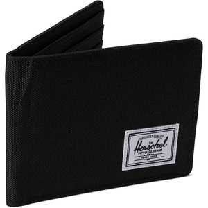 Herschel Roy Wallet, Unisex, 600D Polyester, RFID Blocking, Black Tonal(Black)