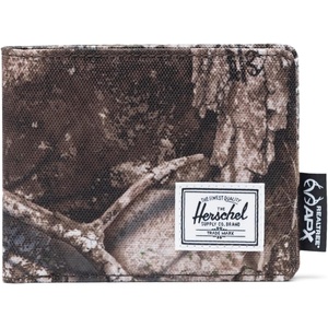 Herschel Roy Wallet, Unisex, 600D Polyester, RFID Blocking, Black Tonal(Realtree APX Camo)