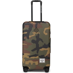 Herschel Supply Co. Heritage Hardshell Medium Luggage EXP, Black, One Size(Woodland Camo)