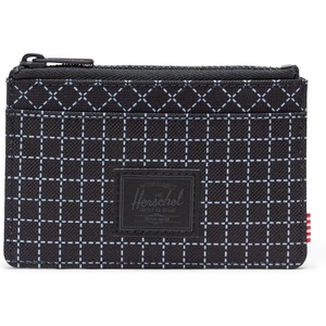 Herschel Supply Co. Oscar Cardholder Wallet, Blue, Standard(Grid – Black (Limited Edition))