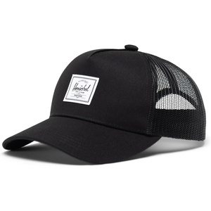 Herschel Unisex Adult Whaler Cotton Mesh Kids Cap(Black)