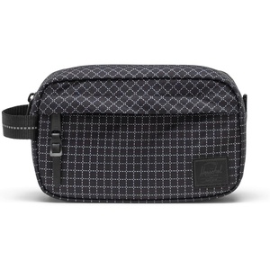 Herschel Unisex Chapter Travel Kit(Grid – Black)