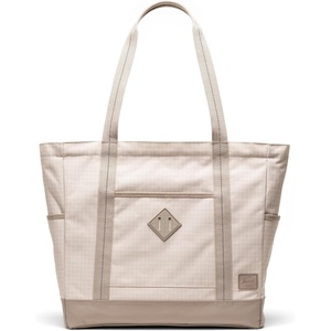 Herschel Unisex Heritage Tote(Grid Pelican/Roasted Cashew)