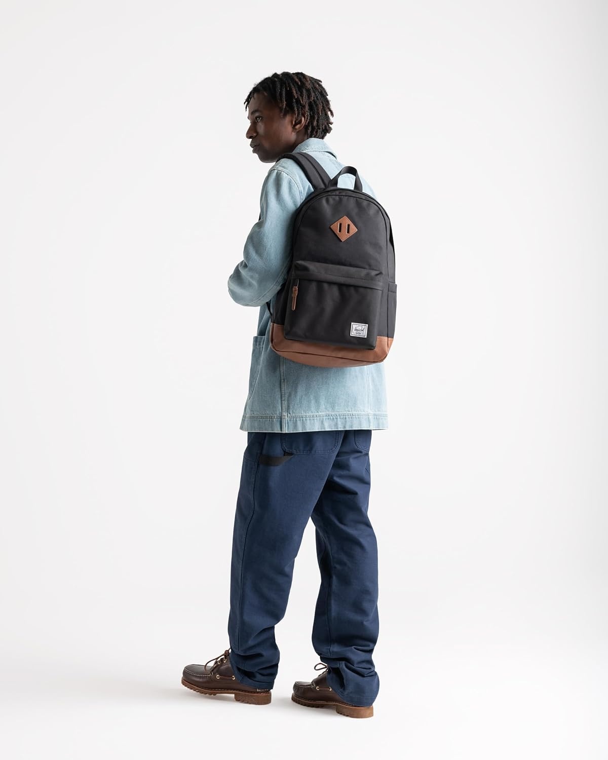 image:imageHerschel Heritage BackpackRaven Crosshatch