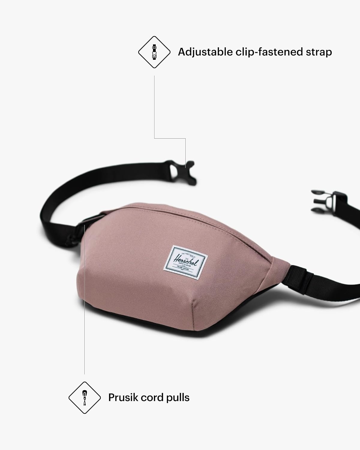 image:imageHerschel Legacy Hip PackAsh Rose