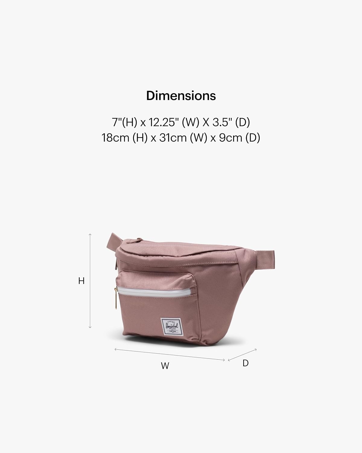 image:imageHerschel Pop Quiz Hip PackAsh Rose