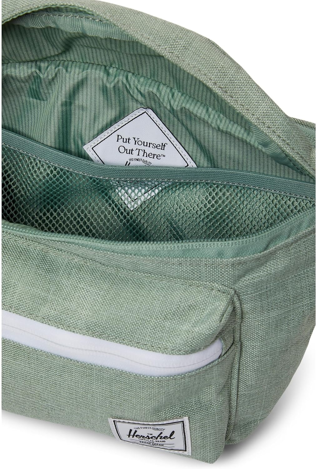 image:imageHerschel Pop Quiz Hip PackIceberg Green Crosshatch
