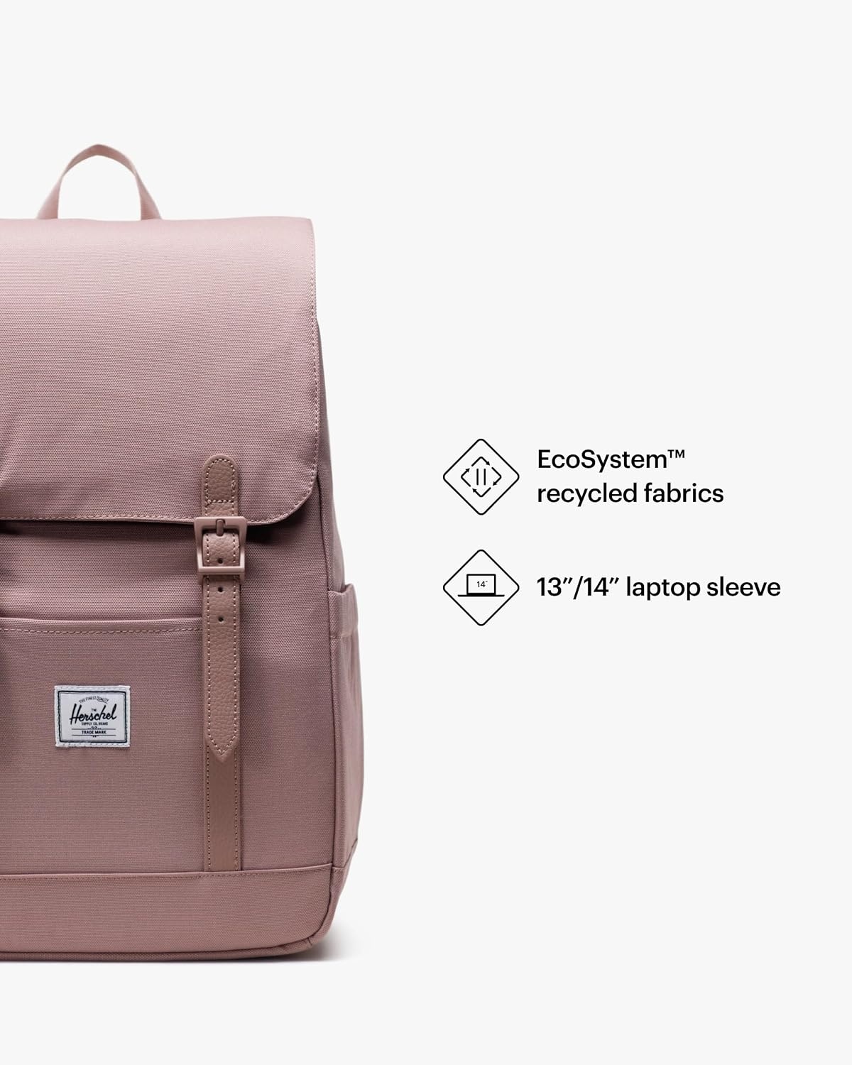 image:imageHerschel Retreat Backpack Black Standard 23LAsh Rose