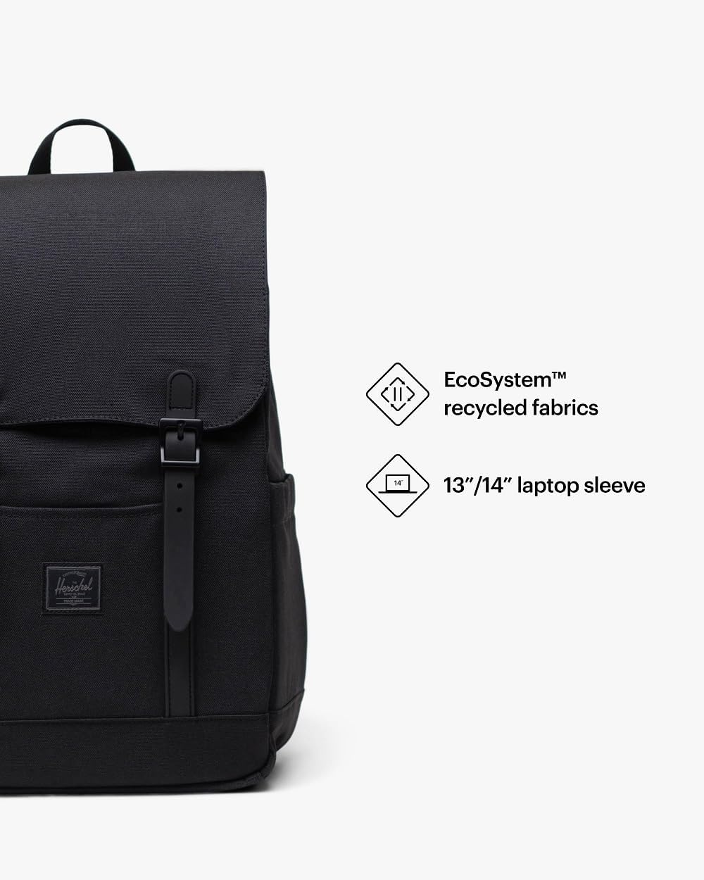 image:imageHerschel Retreat Backpack Black Standard 23LBlack Tonal