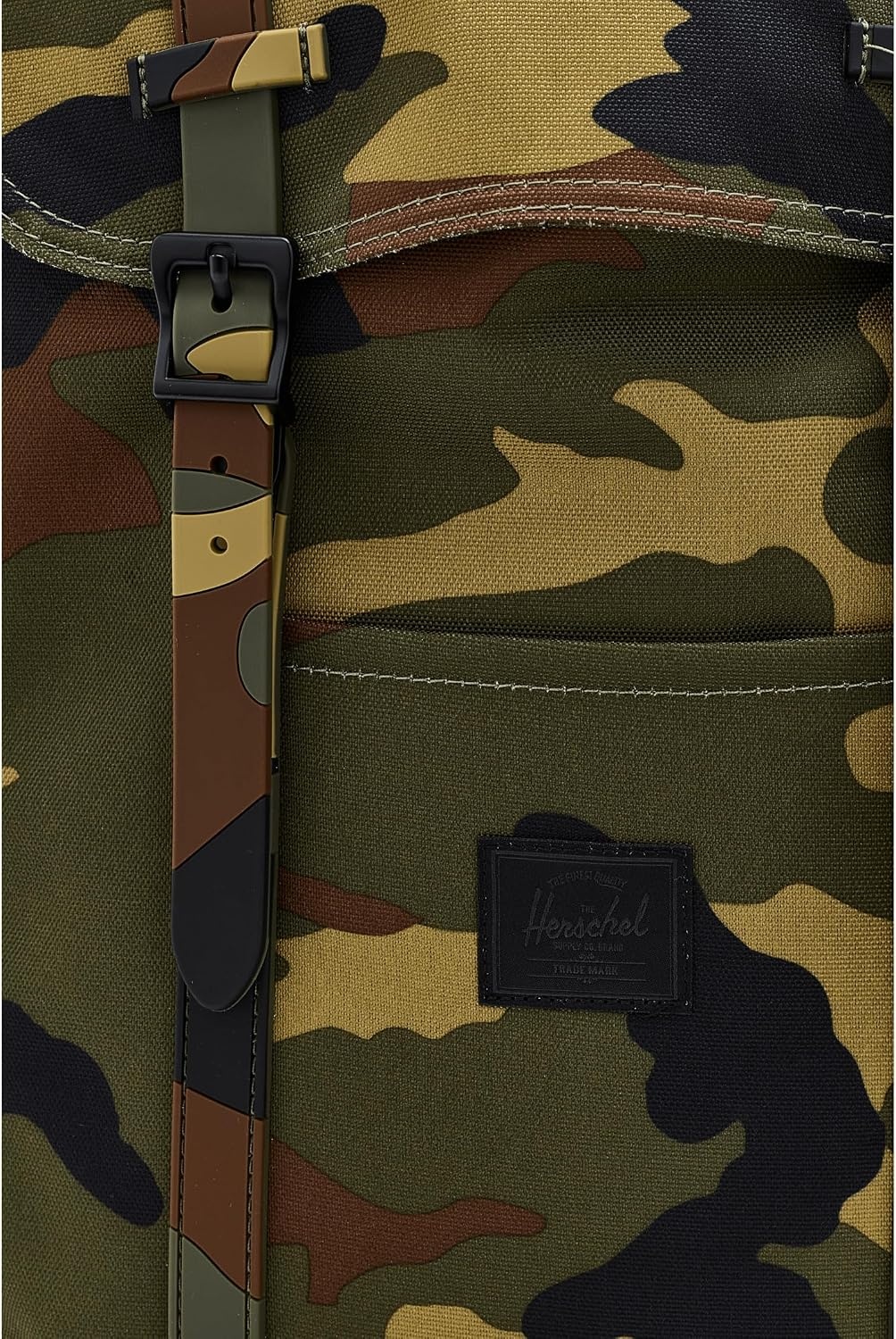 image:imageHerschel Retreat Backpack Black Standard 23LWoodland CamoBlack Label