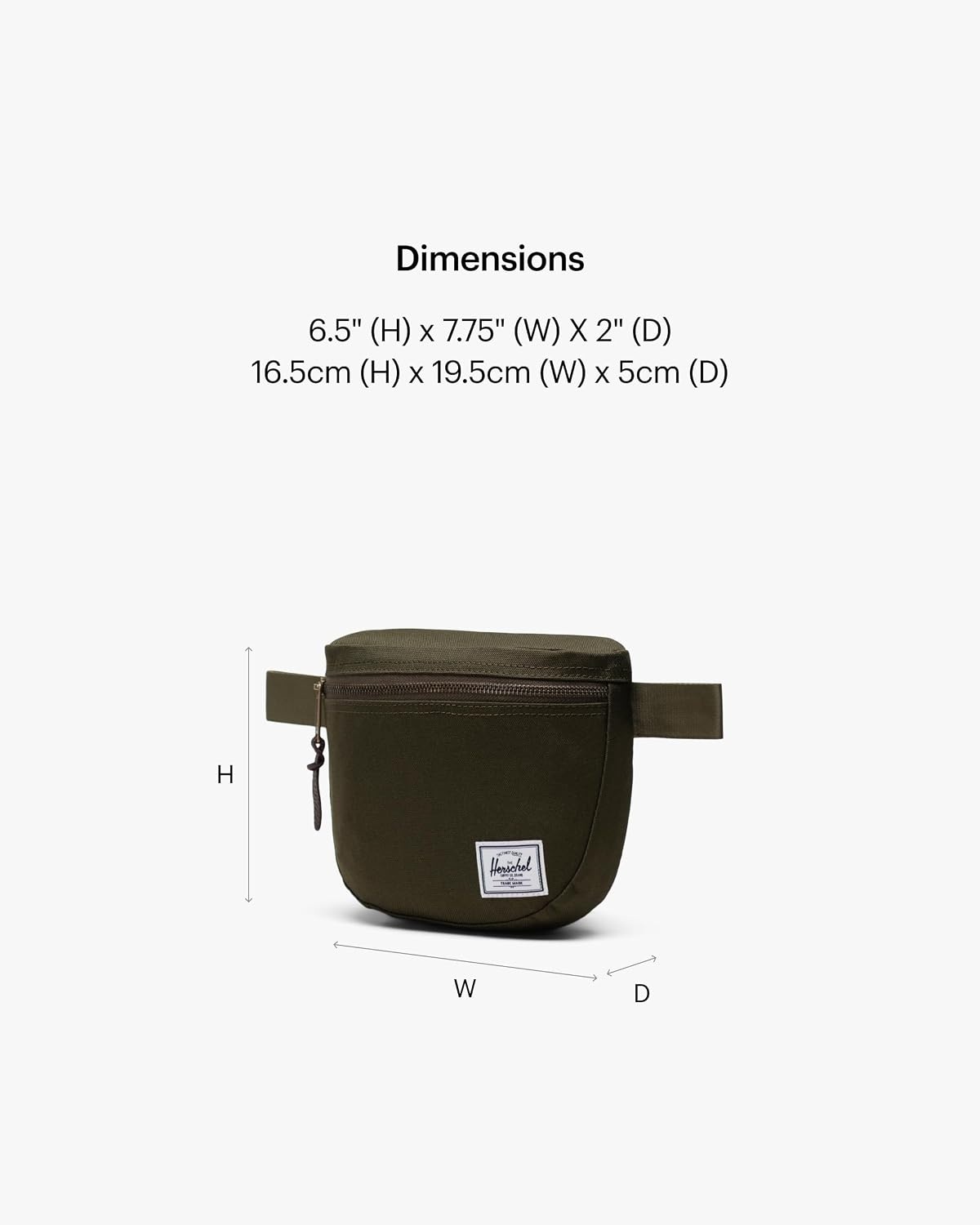 image:imageHerschel Settlement Hip PackIvy Green
