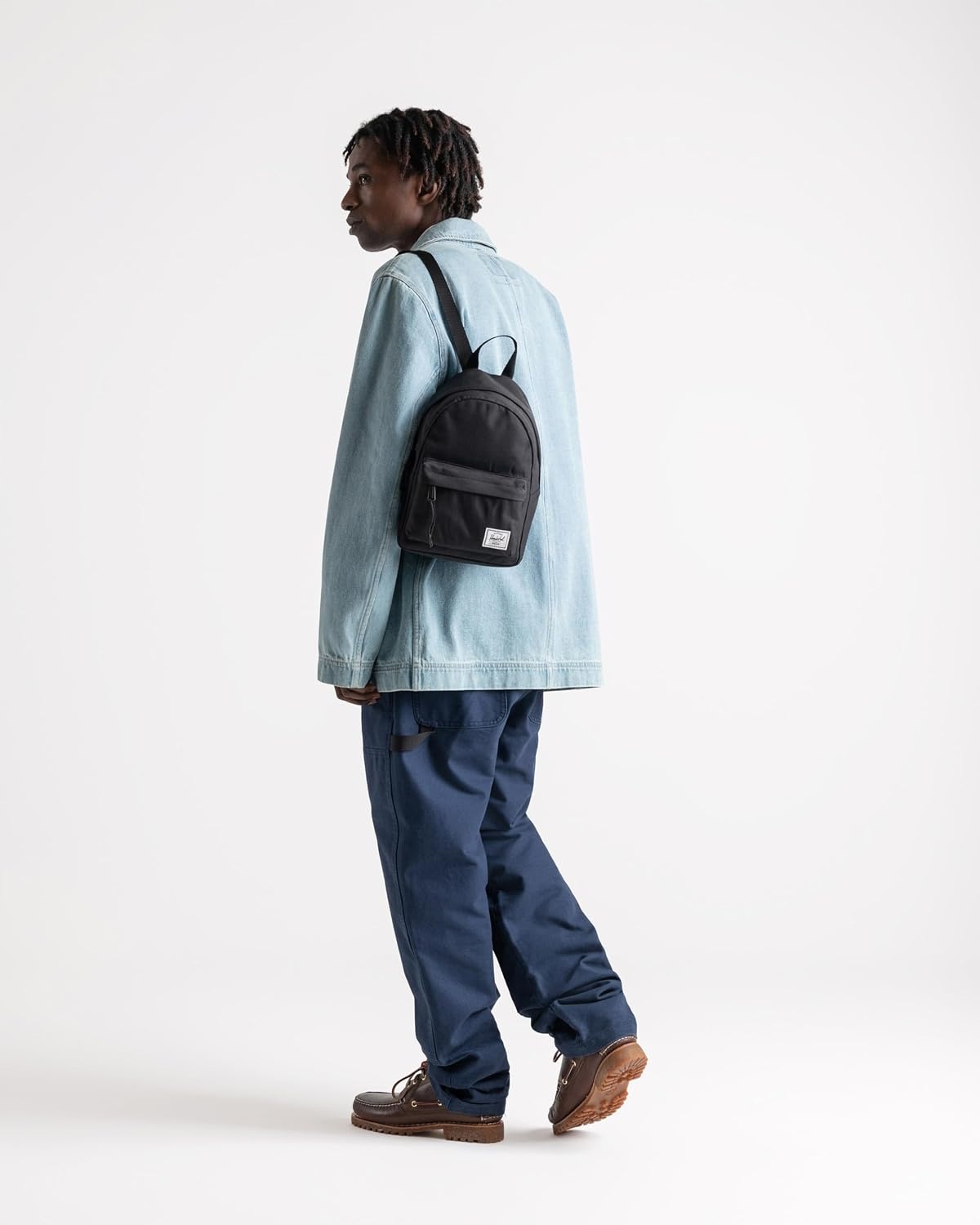 image:imageHerschel Supply Co Classic Backpack Raven Crosshatch Mod 20LAsh Rose