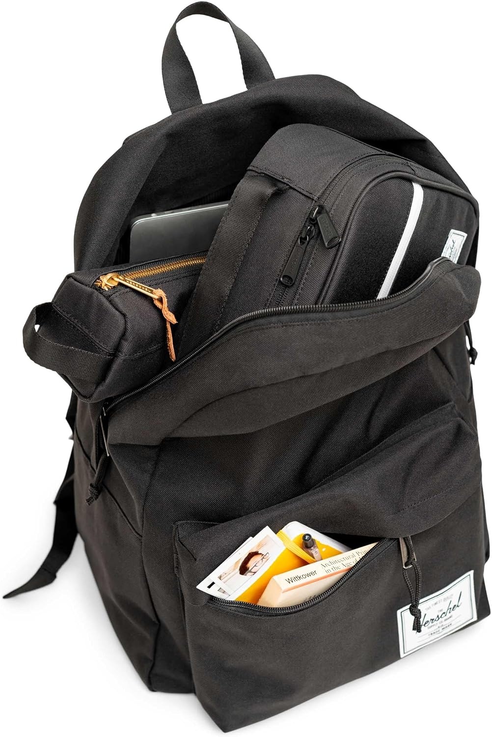 image:imageHerschel Supply Co Classic Backpack Raven Crosshatch Mod 20LAsh Rose