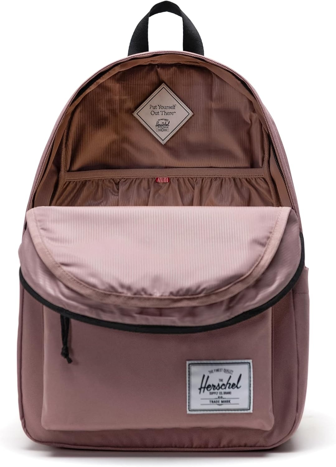 image:imageHerschel Supply Co Classic Backpack Raven Crosshatch Mod 20LAsh Rose