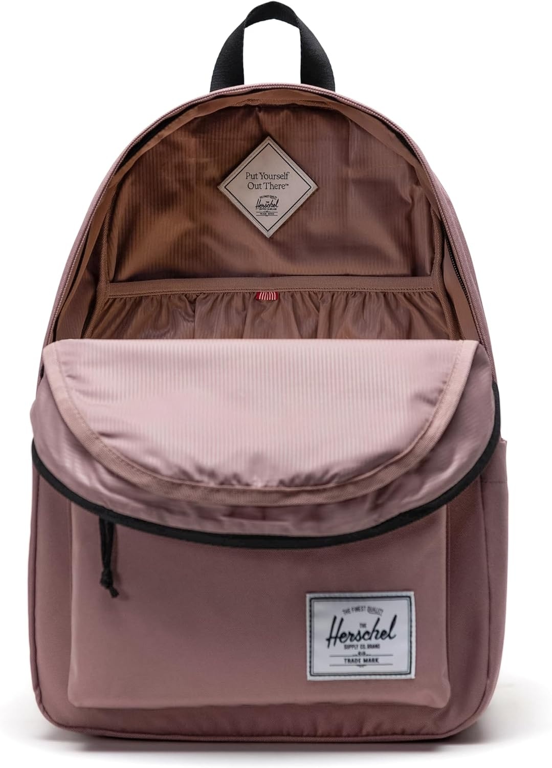 image:imageHerschel Supply Co Classic Backpack Raven Crosshatch Mod 20LAsh Rose