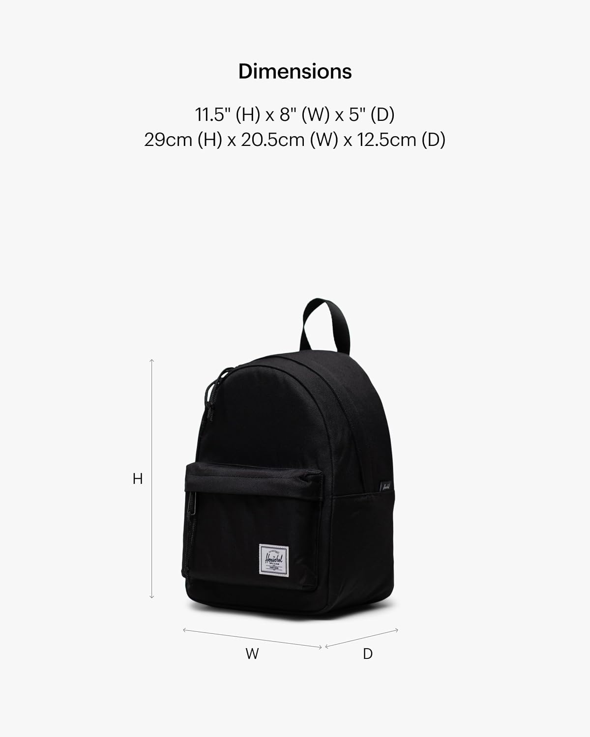 image:imageHerschel Supply Co Classic Backpack Raven Crosshatch Mod 20LBlack