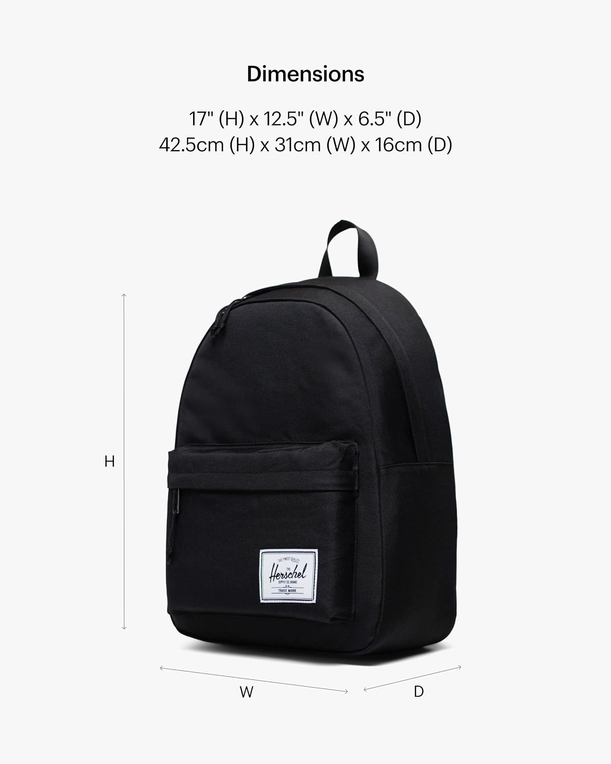 image:imageHerschel Supply Co Classic Backpack Raven Crosshatch Mod 20LBlack