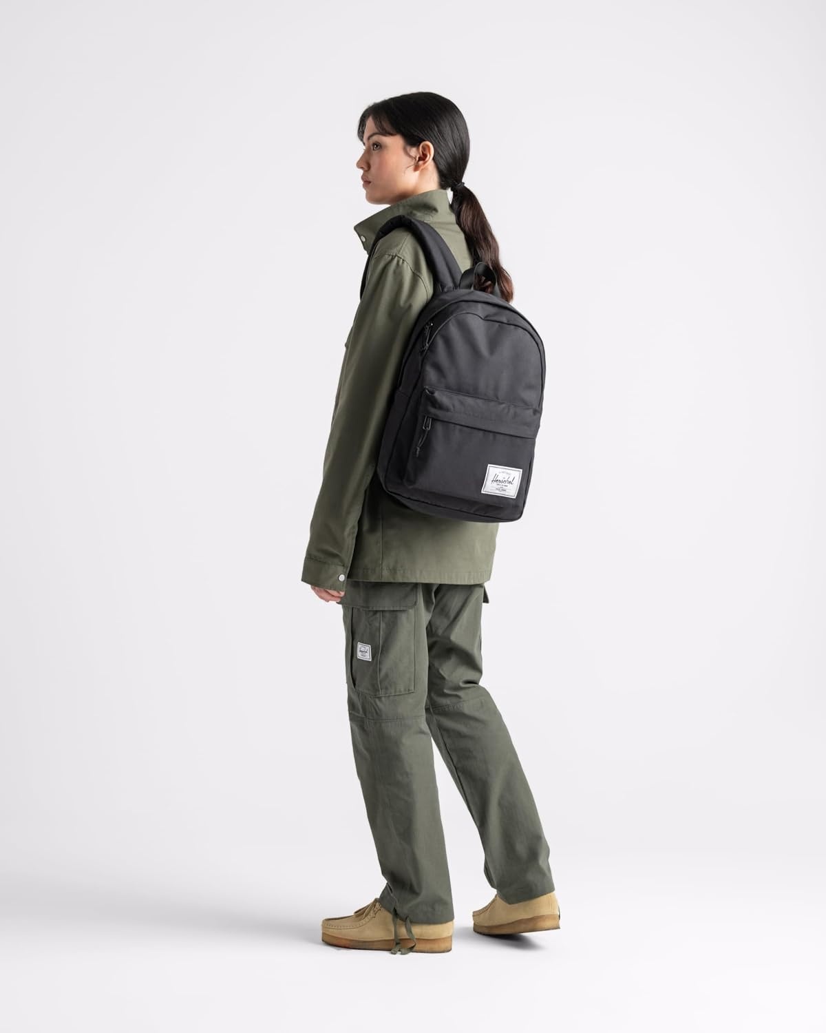 image:imageHerschel Supply Co Classic Backpack Raven Crosshatch Mod 20LBlack